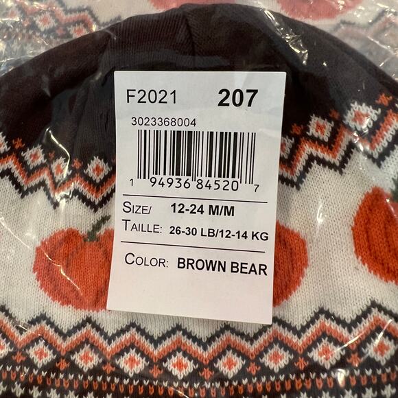 NWT Gymboree Unisex Girls & Boys Fall Pumpkin Beanie - Lil Pumpkin - Picture 10 of 11